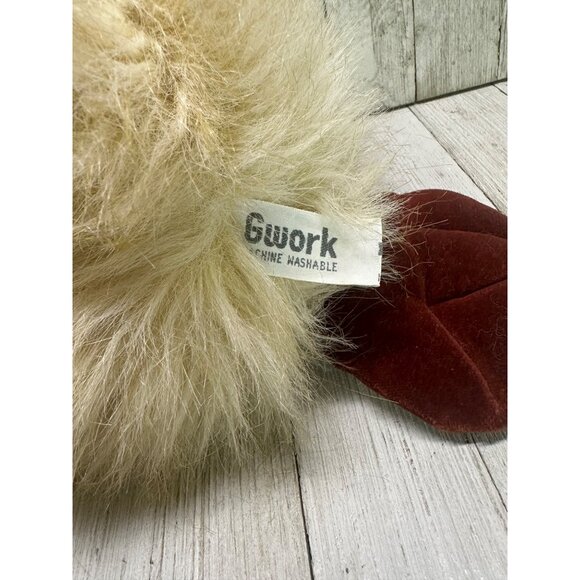 Vintage Russ Berrie Gwork Duck Platypus Plush Stuffed Animal Toy 10" Tall - Picture 6 of 10